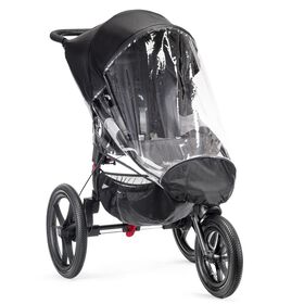 Capote de pluie Baby Jogger pour poussettes simples Summit X3, transparent