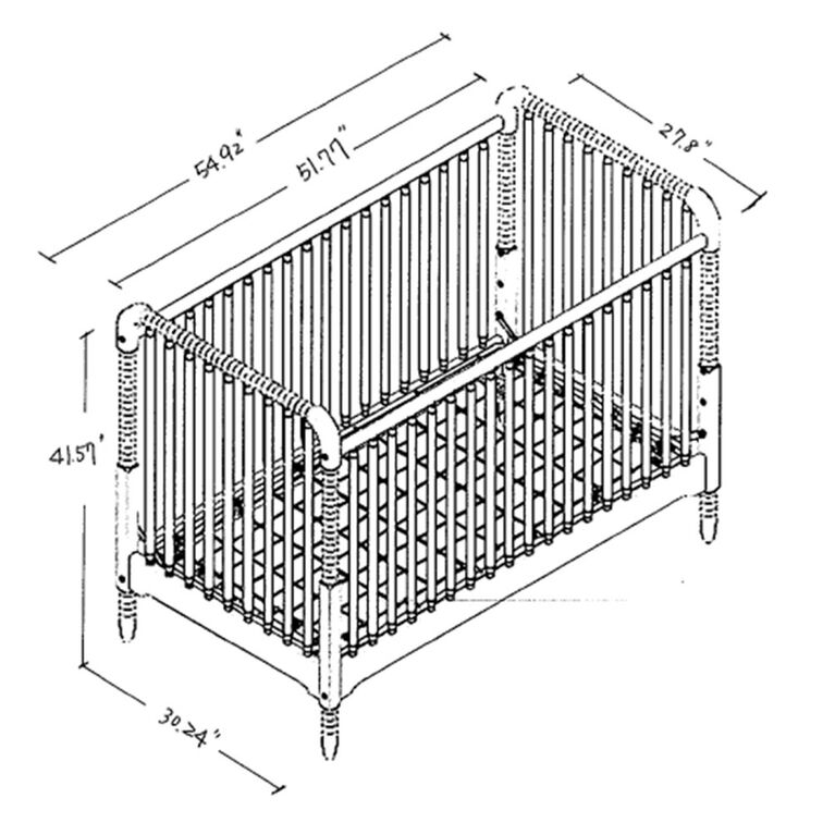 Rowan Valley Linden Crib, White