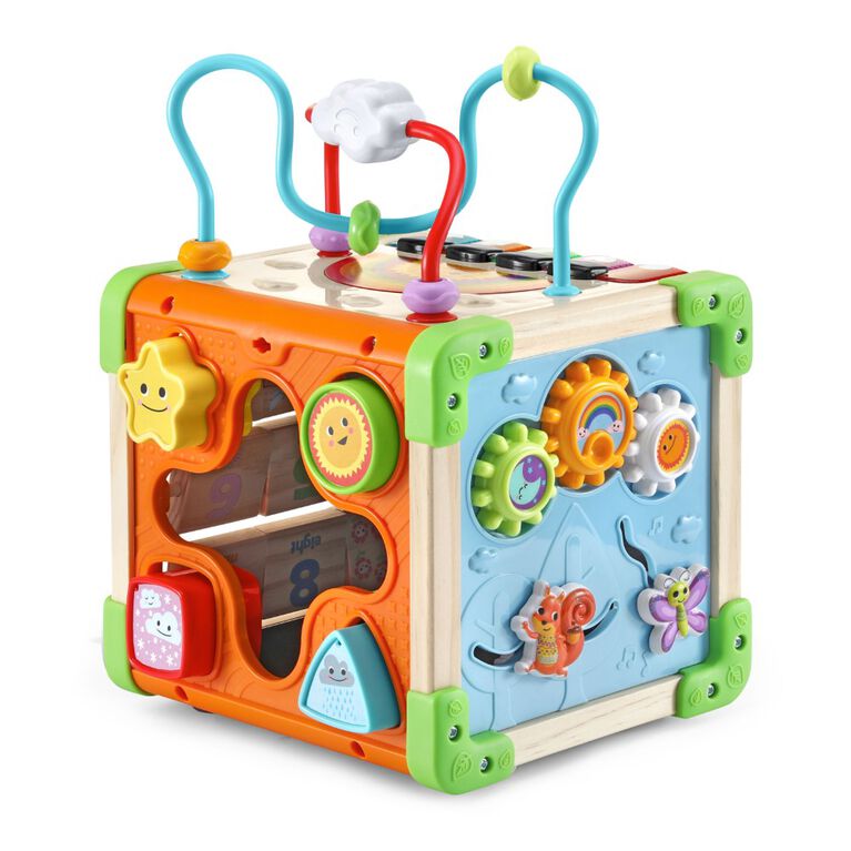 LeapFrog Touch et Learn Wooden Activity Cube - Exclusive de TRU- Édition anglaise