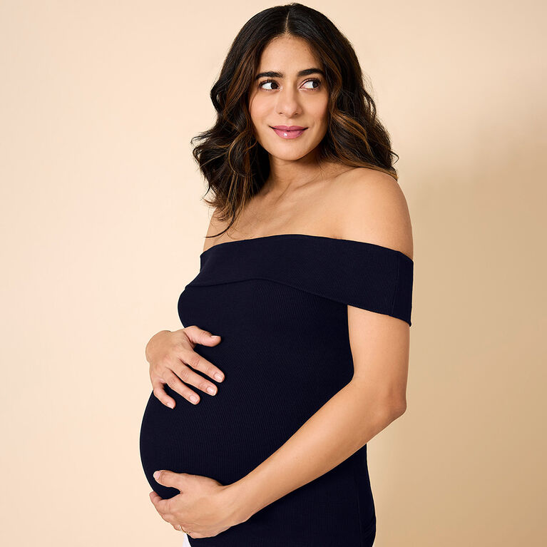 Motherhood Off The Shoulder Top