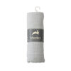 Swaddle Coton Mousseline Simple Red Rover - Grey Micro Stripe - Notre exclusivité