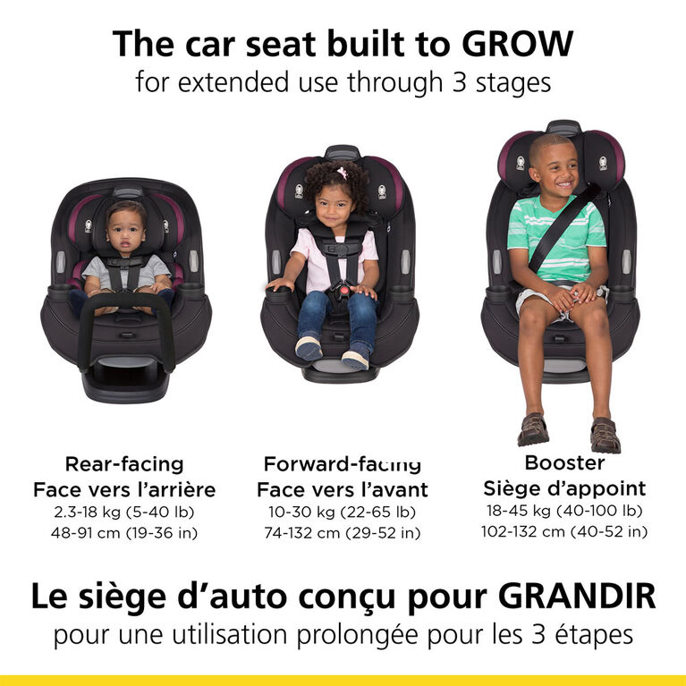 Safety 1st Grow & Go All-in-One Carseat - Winehouse