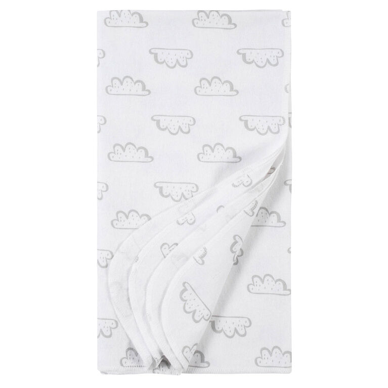 Gerber Childrenswear - Paquet de 4 couvertures de réception en flanelle - Animaux