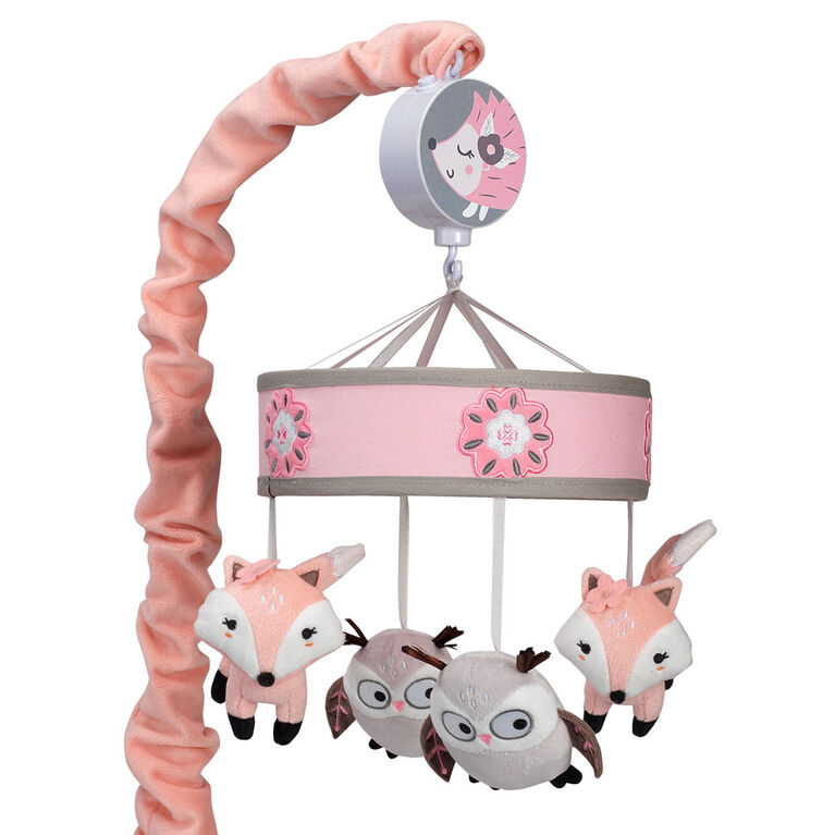 Lambs Ivy Friendship Tree Musical Baby Crib Mobile