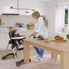 Solid Times Lightweight Portable Highchair-Black