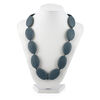 Collier de dentition a perles plates de Nuby - Gris