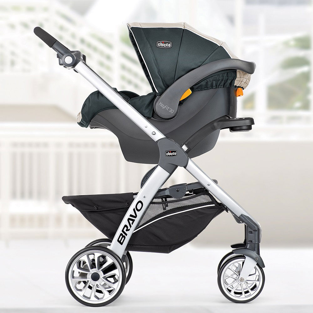 chicco bravo standard stroller with keyfit 30 infant car seat