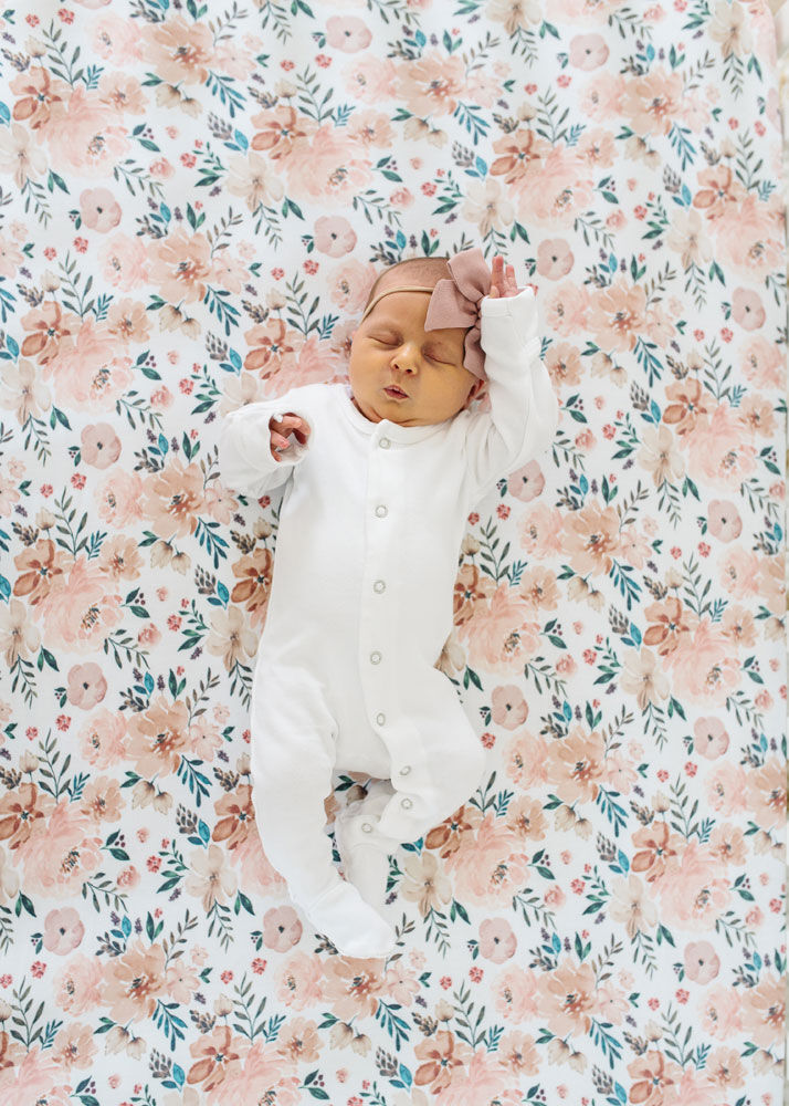 Copper pearl grace crib sheet hotsell