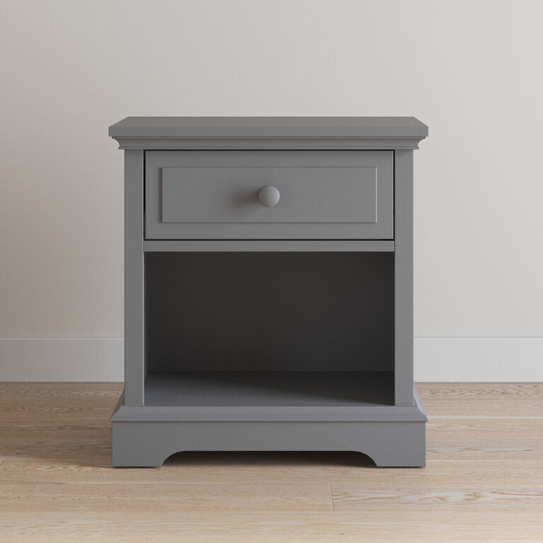 Child Craft Camden Universal Select Ready to Assemble Night Stand - Cool Gray