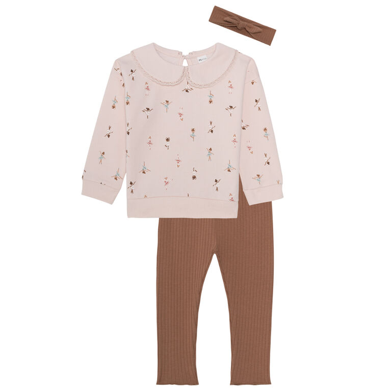 PL Baby Jogger Set Pink Ballet 6M