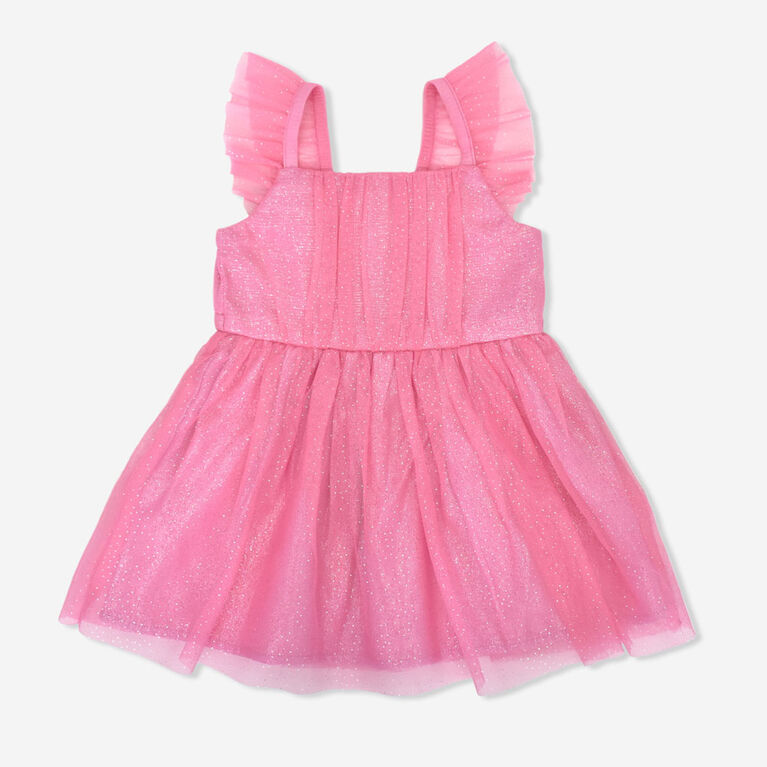 Rococo Mesh Dress Pink