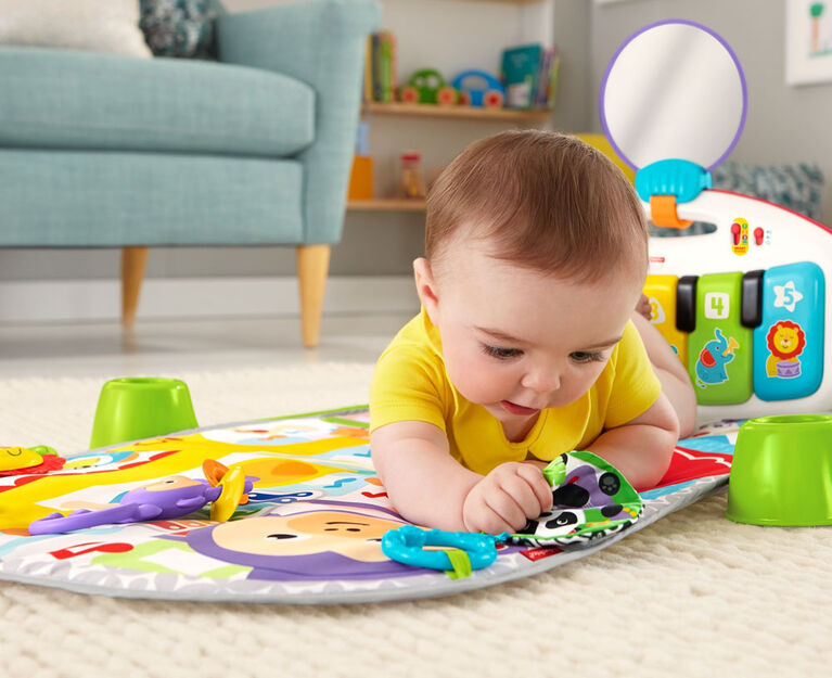 Fisher-Price Deluxe Kick and Play Piano Gym - English Edition | Babies ...