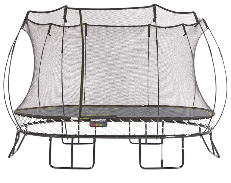 Springfree 8 Ft X 13 Ft Large Oval Trampoline With Safety Enclosure Toys R Us Canada