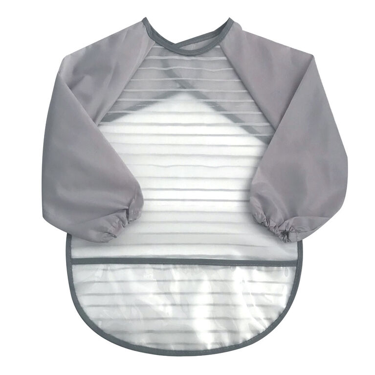 Koala Baby - 2 Pack Smock Bib Grey Safari