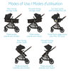 Maxi Cosi Zelia Max 5-in-1 Modular Travel System -  Basalt Black