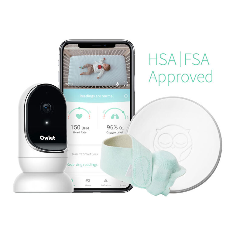 Owlet Smart Sock 2 + Caméra. Babies R Us Canada