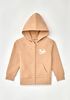 Northern Reflections Littles Wild Molleton Chandail à capuchon Taupe