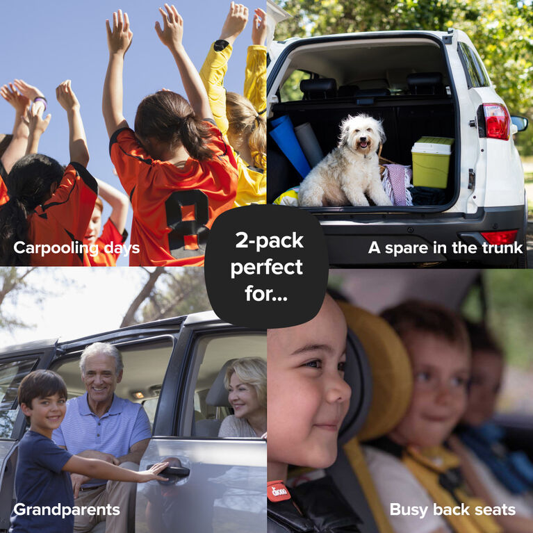 Diono Solana - Pack of 2 Backless Booster Car Seats