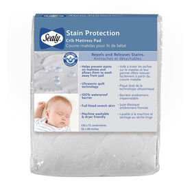 Sealy Stain Protection Crib Mattress Pad