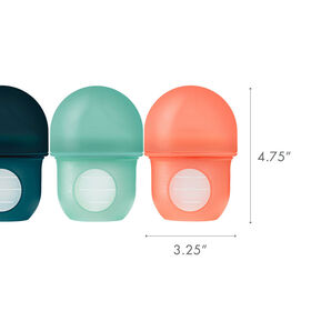 Nursh Silicone Bottle 4oz 3pk