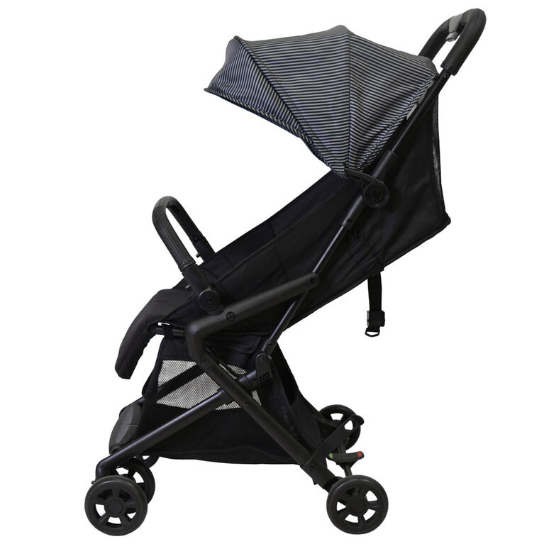 Poussette Cube De Safety 1st - Rayures Noir/Gris.