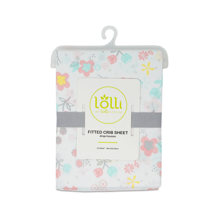 Lolli by Lolli Living Drap-Housse Pour Lit de Bébé - Primrose