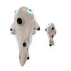 Ensemble NightBuddies and BabyBuddies Requin Beige de 15" and 5" en Peluche Yeux Lumineux