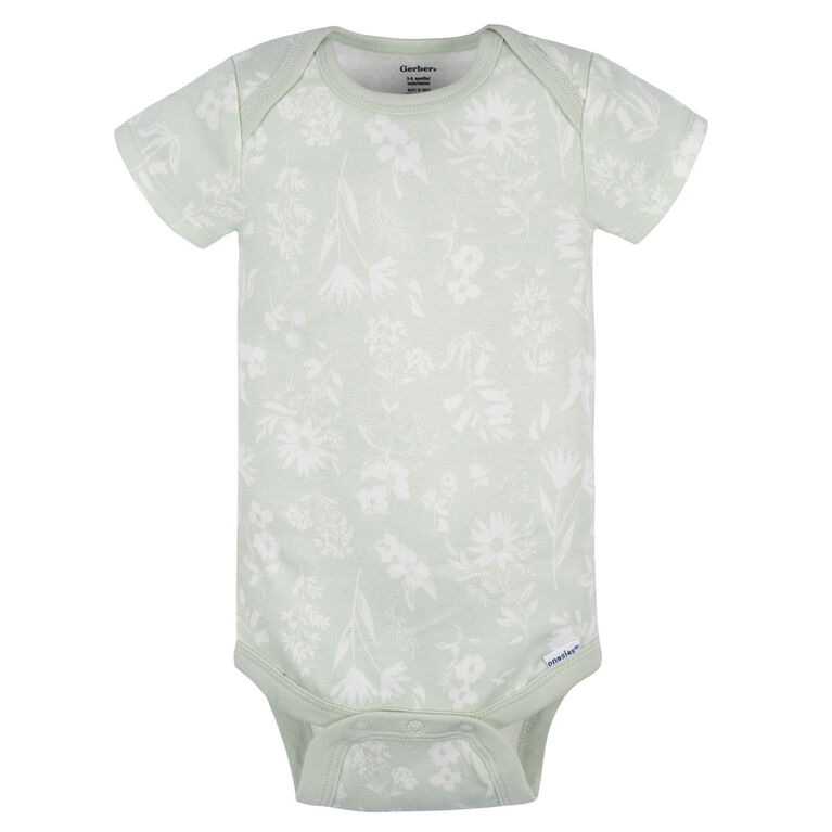 Gerber Childrenswear - Paquet de 3 combinaisons - Fleurs sauvages - 3-6M