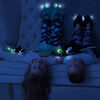 Ensemble NightBuddies and BabyBuddies Orque Noir de 15" and 5" en Peluche Yeux Lumineux