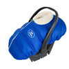 Petit Coulou  Winter car seat cover - Blue/Ivory