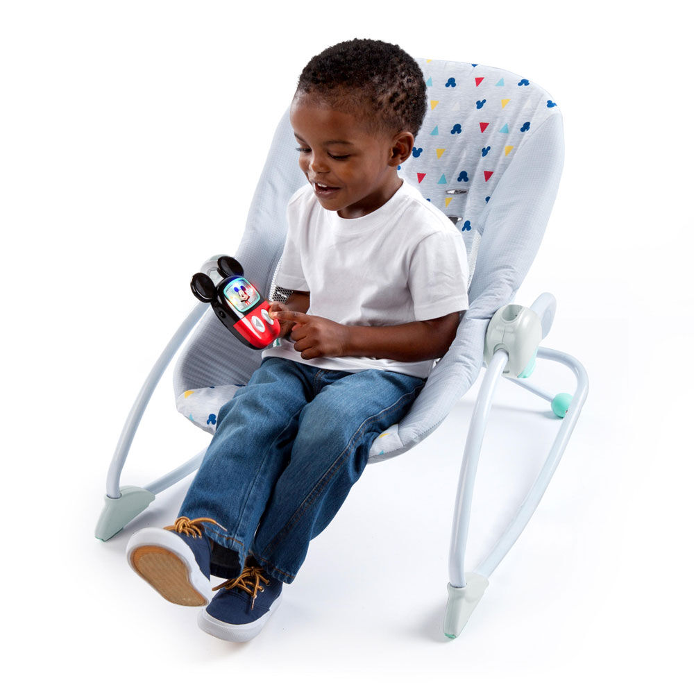 Bright Starts MICKEY MOUSE Take Along Songs Infant to Toddler Rocker with Soothing Vibrations Babies R Us Canada