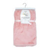Amor Bebe Faux Fur Plush Blanket: Pink
