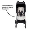 Diono Baby Seat Liner For Stroller, Gray Light