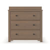 Forever Eclectic by Child Craft - Harmony 3-Drawer Dresser with Dressing Kit- Dusty Heather