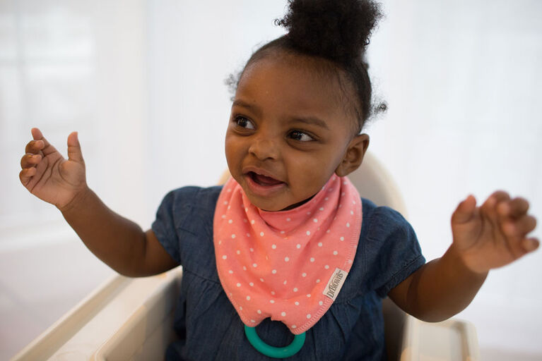 Dr. Brown's Bandana Bib 2Pk Feathers/Dot