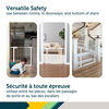 Safety 1st Easy Install Walk-Through Metal Gate- White