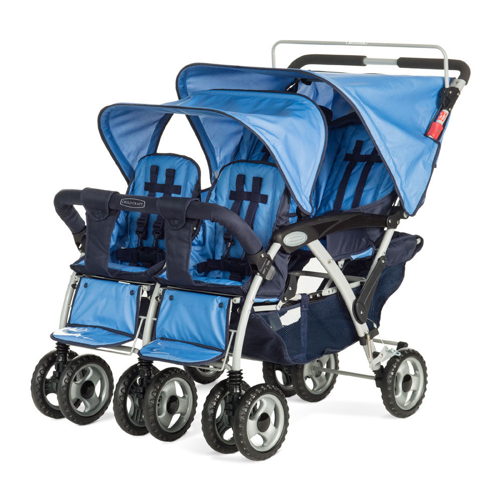 baby blue stroller