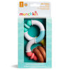 Silicone and Wood Twisty Figure 8  Teether