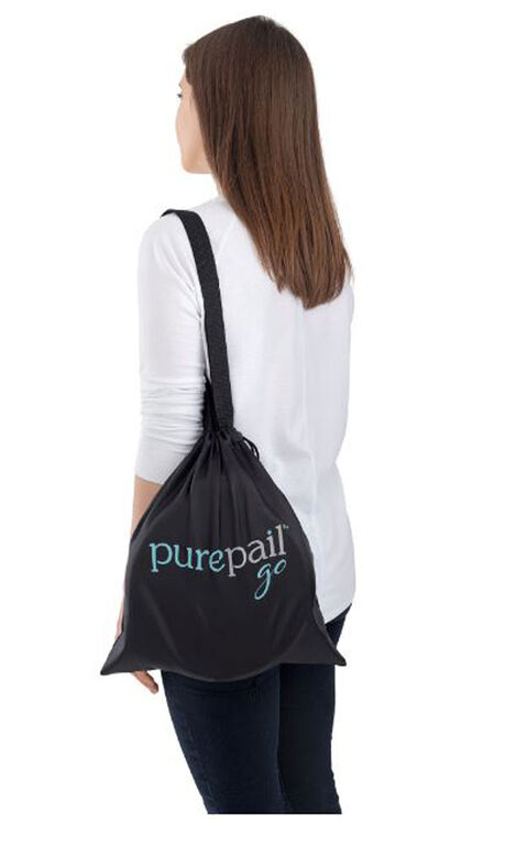 PurePail - Go Travel Diaper Pail - White