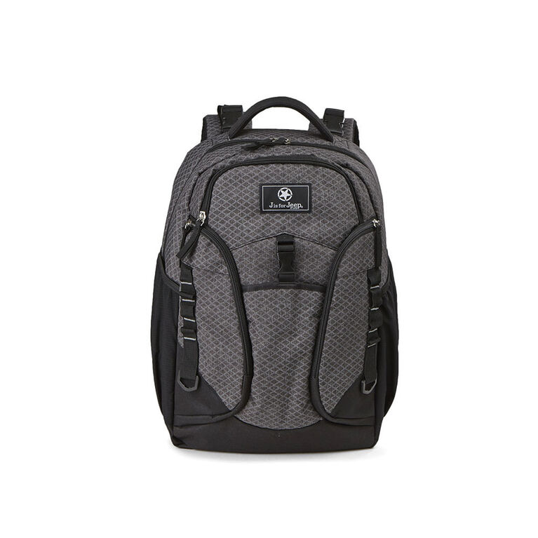 Jeep Adventurers Backpack Diaper Bag Diamond Grey Babies R Us Canada