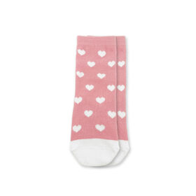 Chloe + Ethan - Toddler Socks, White Hearts