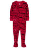 Carter's One Piece 100% Snug Fit Cotton Footless Pajamas Red 18M