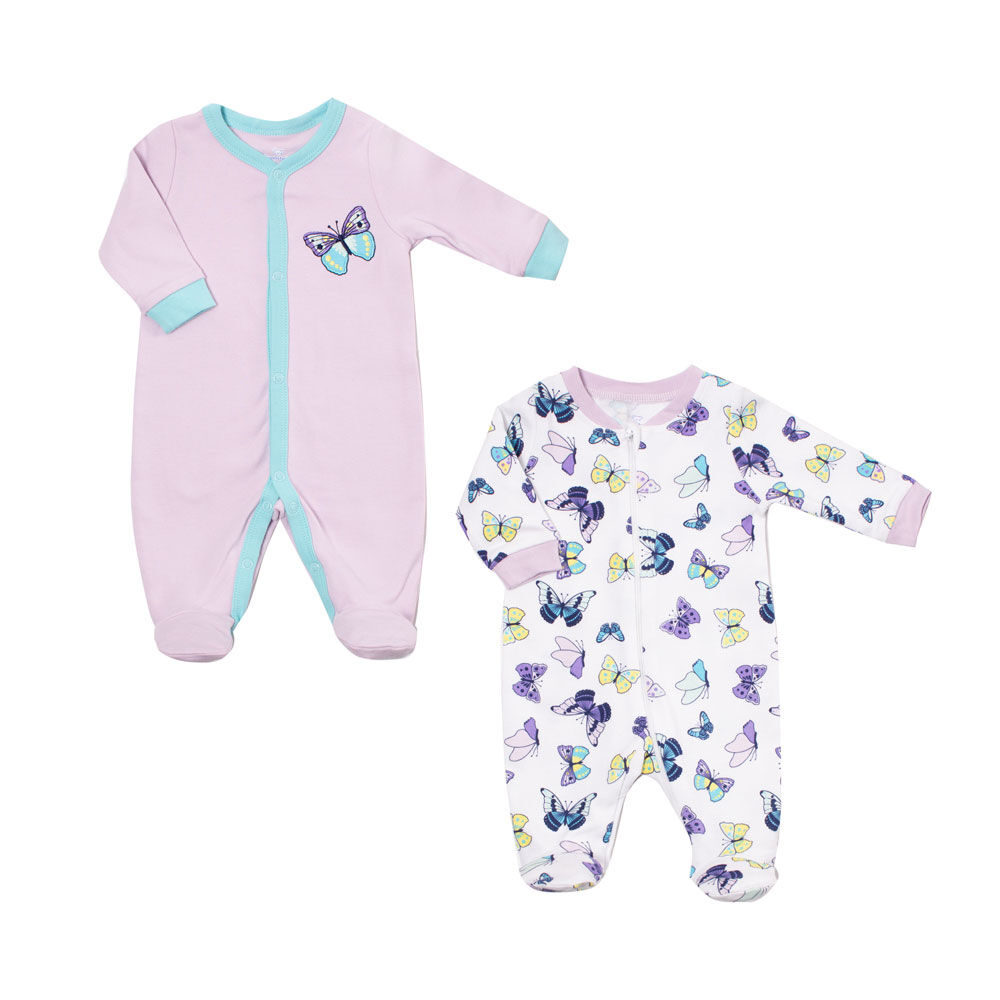 Koala Baby Girls 2 Pack Sleeper Butterflies 9 12 Months Babies