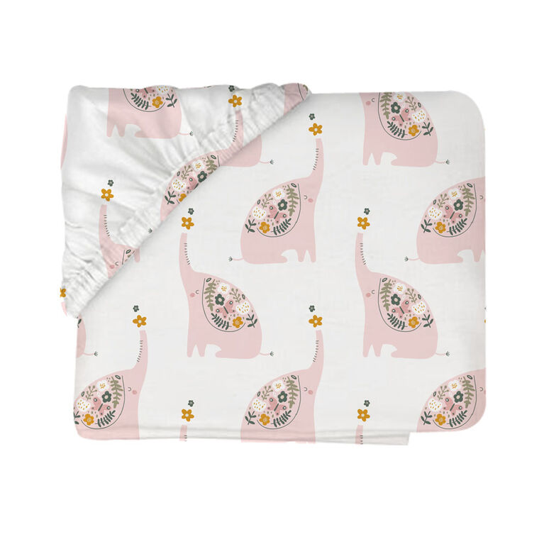 Koala Baby - 1 Piece Flannel Sheet Zen Elephant