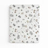 Koala Baby Lot de 1 drap de parc en flanelle Motif forêt