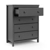 Storkcraft Alpine - Commode à 4 tiroirs - Gris.