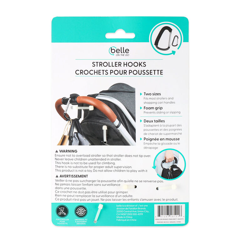 Belle 2 Pack Stroller Hooks