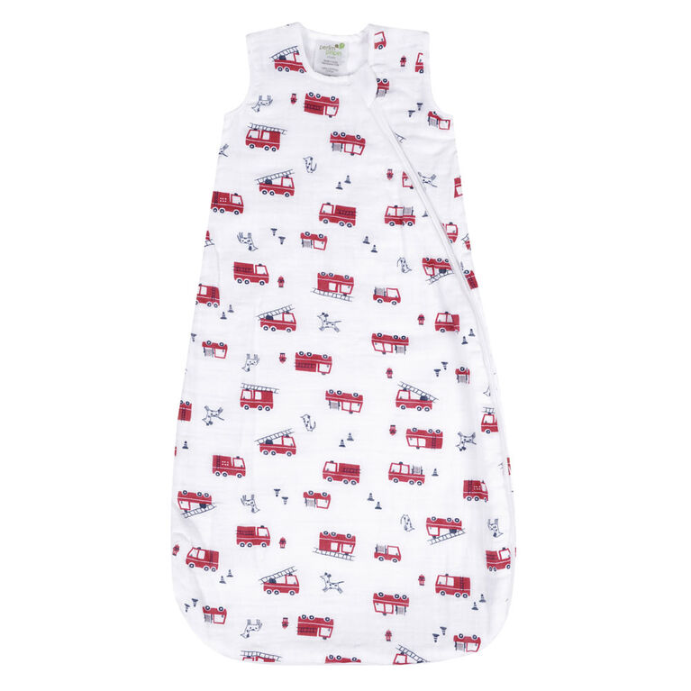 Sleepbag Muslin Allover Fire Trucks 6-18 mois