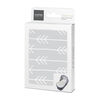Kushies Flannel Bassinet Sheet -Grey Arrows