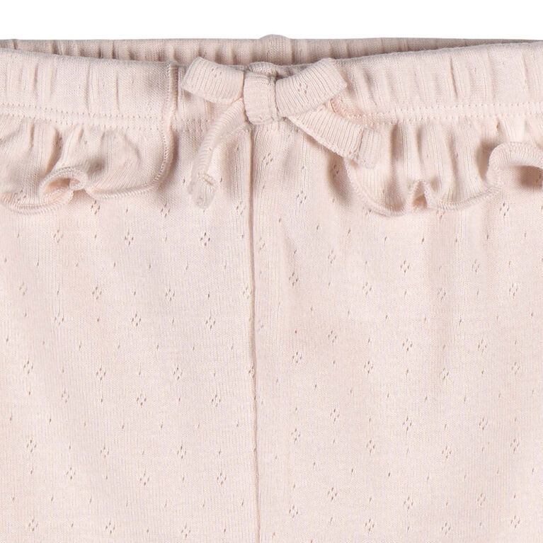Just Born - Lot de 2 pantalons - Rose 3-6M